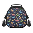 thumbnail image 1 of Yspwyqan Space Dinosaur Print Kids Insulated Lunch Tote Double-Insulated Lunch Bag Holds Lunch Box, Water Bottle, & Snacks Easy to Clean Suitable for Preschool and Elementary School Age Children, 1 of 6