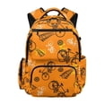 thumbnail image 1 of Yspwyqan Teen Boys Backpack, Lightweight 600D Polyester Bicycle Silhouette School Bags with Multi-Pocket, Large Laptop Backpack for High School Camping Back to School, 1 of 7