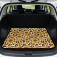 thumbnail image 1 of Yspwyqan Trunk Matt for SUV, All Weather Anti-Slip Auto Rear Trunk Liner, Sunflower Leopard Print Easy to Clean Vehicle Interior Mat Fits Most Cars SUVs Sedans Wagons, 1 of 7