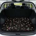 thumbnail image 1 of Yspwyqan Universal Car Trunk Liner, 29" x 39" All Weather Cargo Mat, Hummingbird Floral Anti-Slip Easy to Clean Auto Interior Accessory, Fit for Most SUV Sedan Wagon Models, 1 of 7
