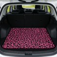 thumbnail image 1 of Yspwyqan Universal Car Trunk Mat 29" x 39", Pink Leopard Print Non-Slip Easy to Clean Cargo Liner, Stylish Auto Interior Accessory Fits for SUV Sedan Wagon, Pets, Family Outings, 1 of 7