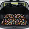 thumbnail image 1 of Yspwyqan Universal Car Trunk Mat, Vibrant Floral Grip Backing Season-Resistant Cargo Liner, Cute Vehicle Interior Accessory Fits Most, SUVs, Wagons for Road Trips,29" x 39", 1 of 7