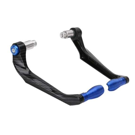 Ysyqkn 1 Pair Motorcycle Lever Guards Clutch Brake Handlebar Protector Parts Handguards Blue