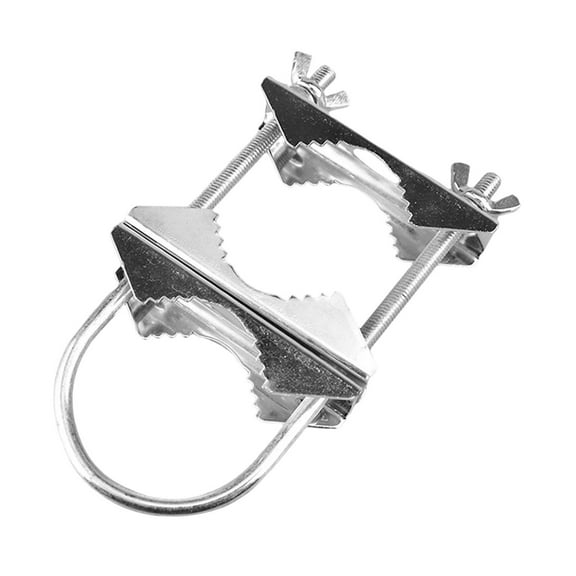 Ysyqkn Antenna Mast Clamp U Bolt Pipe Mount Flag Post Radio Antenna TV Hardware Fishing