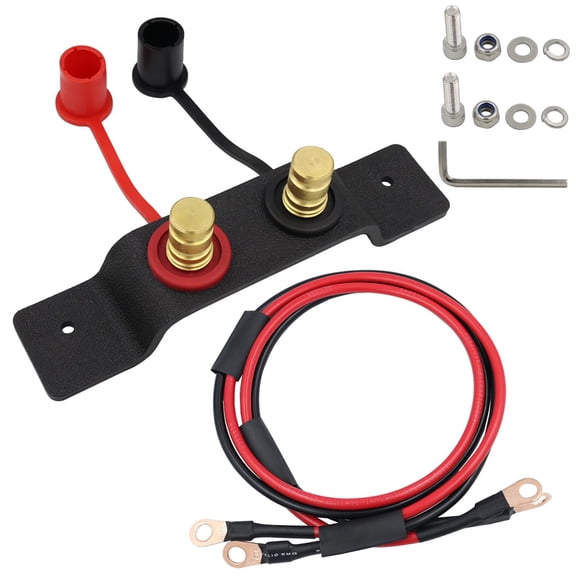 Ysyqkn Battery Jump Post Starter, High Cables Battery Charging Tool for RZR 2 or 4 Seat
