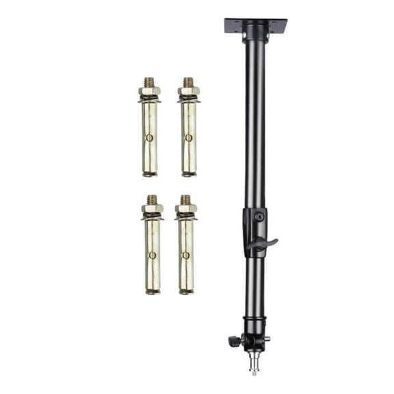 Ysyqkn Ceiling Wall Mount Light Stand Rack with 1/4 3/8 Adapter for Strobe Photo Studio