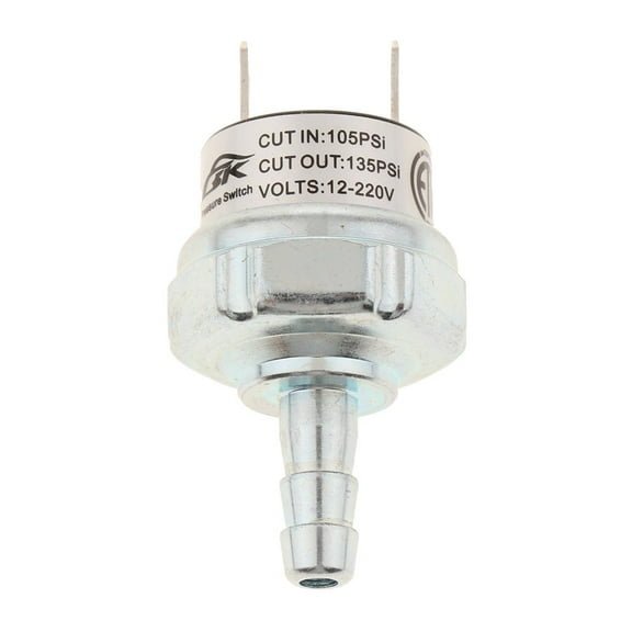 Ysyqkn Heavy Duty Metal 105-135 PSI Air Pressure Control Switches Control Valve