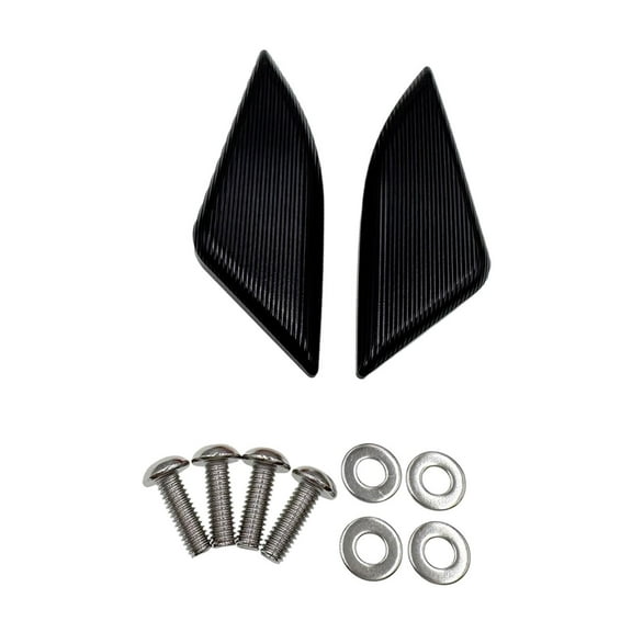 Ysyqkn Mirror Block Off Plates 9738371A Aluminum Alloy Directly Replace for Ducati 959 Black