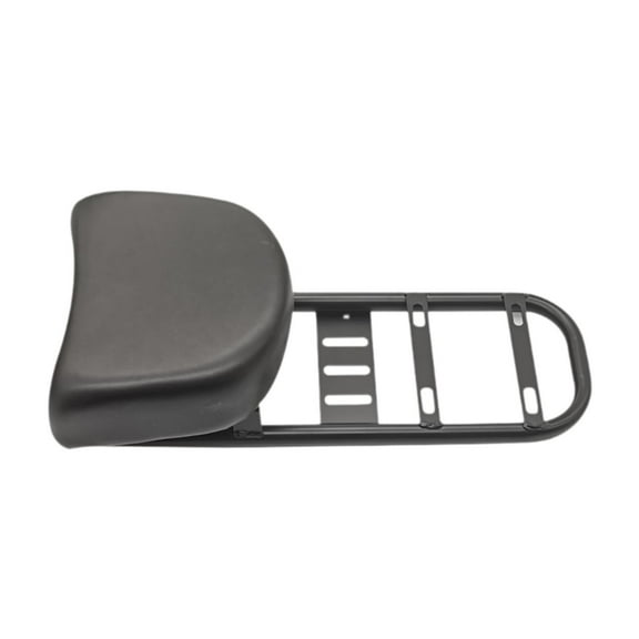 Ysyqkn Mortorcycle Tail Luggage Rack with Cushion Extension Stand Sturdy Rear Shelf Black