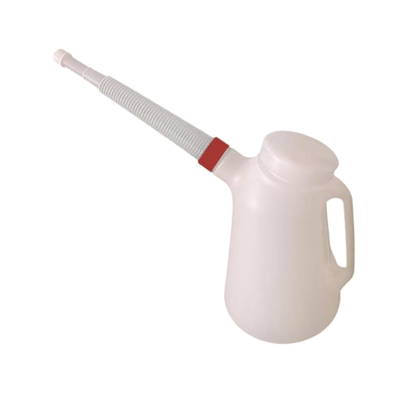 Ysyqkn Oil Measuring Dispensing Jug Oil Jug Leakproof Oil Measuring Container with Long Red