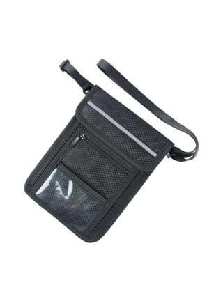 STORE SMART Sport Zipper Passport Holder With Lanyard 50-Pack