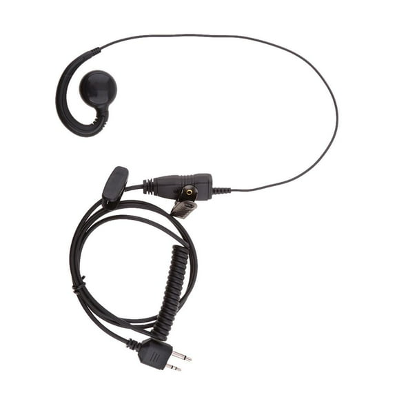 Ysyqkn Security Ear-Hook Earpiece Headset PTT MIC 2Pin For Midland Alan Radio GXT325