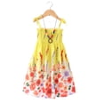 thumbnail image 1 of Ytdscs Kids Baby Girls Hawaiian Dresses Sleeveless Beach Sundress Toddler Summer Sling Girls Dresses 1-10 Years Old, 1 of 9