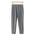 thumbnail image 1 of Ytdscs Kids Toddler Jogger Pants for Boys Girls Breathable Quick Dry Ice Silk Pants Unisex Loose Anti-Mosquito Sweatpants Elastic Waist Unisex Trousers for Summer 5-15T, 1 of 9