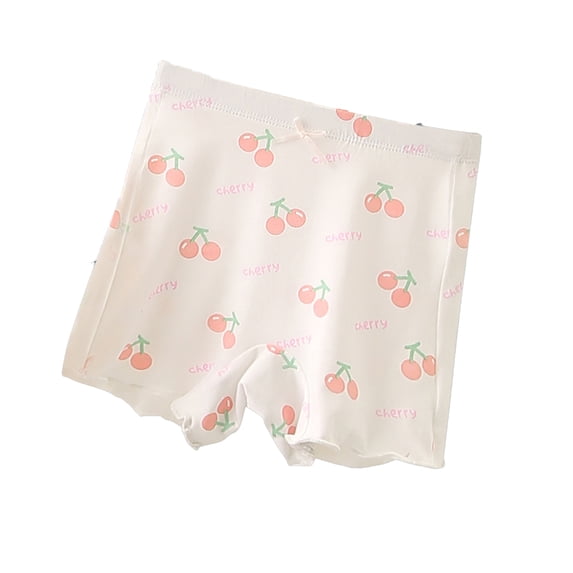 Ytdscs Kids Toddler Underwear for Girls Cotton Four Corners Shorts Summer Soft Boxers Briefs 4-15 Years Teen Printed Panties for Girls