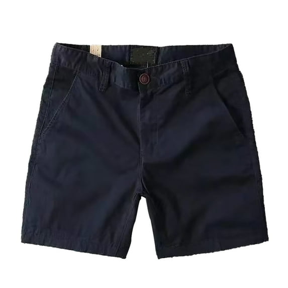 Ytdscs Men's Cargo Shorts Solid Color Casual Shorts with Pockets Mens Summer Slim Three Pants 28-36