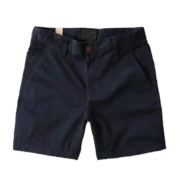 Ytdscs Men's Cargo Shorts Solid Color Casual Shorts with Pockets Mens Summer Slim Three Pants 28-36