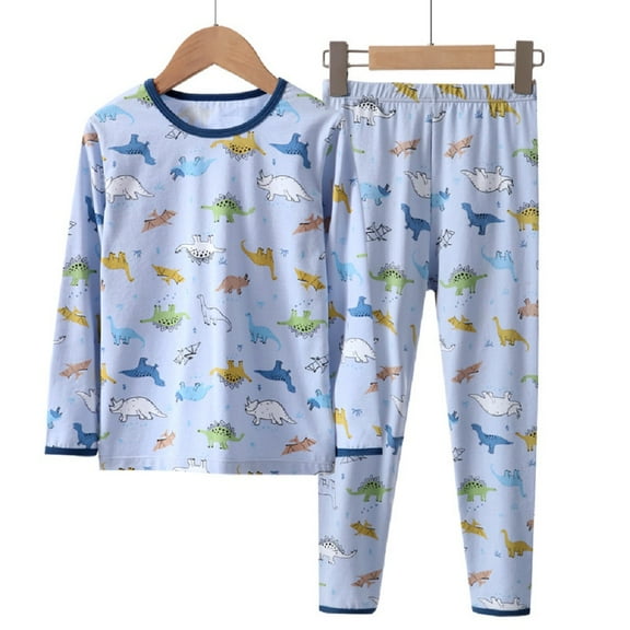 Ytdscs Toddler Kids Thermal Underwear Pajamas Set for Girls Boys 4-14 Years Youth Long Johns Sleepwear Pjs Outfit Fall & Winter Unisex Cotton Jammies Loungewear