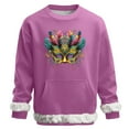 thumbnail image 1 of Yteetum Carnival Party Sweatshirts for Men Oversized Crew Neck Carnival Graphic Print Versatile Fleece Sweatshirt Mens Casual Round Neck Relaxed Fits Comfy Pullover Sweatshirt Top Fall Winter Clothes, 1 of 6