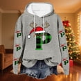 thumbnail image 1 of Yteetum Christmas Hoodies for Women Oversized Christmas Print Long Sleeved Fleece Hooded Sweatshirts Pullover Top Womens Casual Xmas Graphic Loose Drop-Shoulder Hoodies Fall Winter Clothes, 1 of 5