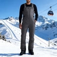 thumbnail image 1 of Yteetum Overalls for Men Insulated Snow Bibs Overalls Oversized Waterproof Windproof Baggy Ski Pant Snowboard Overall Mens Solid Suspender Snowboard Pant Quickly Dry Straight Leg One Piece Ski Suits, 1 of 9