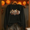 thumbnail image 1 of Yteetum Pumpkin Print Sweatshirts for Women Halloween Thanksgiving Print Crewneck Hoodless Sweatshirt Tops Womens Casual Pumpkin Season Print Round Neck Loose Fits Long Sleeve Sweatshirts Fall Trendy, 1 of 6