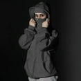 thumbnail image 1 of Yteetum Women's Balaclava Hoodies with Mask,Double Hooded Zip Up Sweatshirt Jackets Wind-resistant Winter Hoodies for Women,Womens Zipper Double Windproof Hooded Sweatshirts Windproof Athletic Coats, 1 of 9