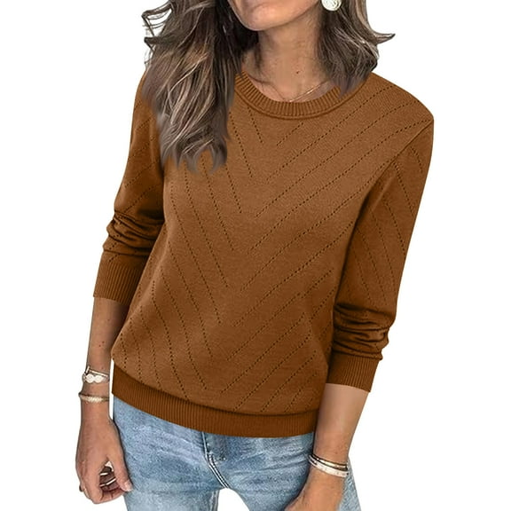 Yteetum Women's Oversized Cozy Sweaters Long Sleeve Knit V Neck Fall Sweaters Tops Womens Casual Solid Soft Loose Fits Lightweight Long Sleeve Plus Size Sweater Blouse Fall Winter Clothes