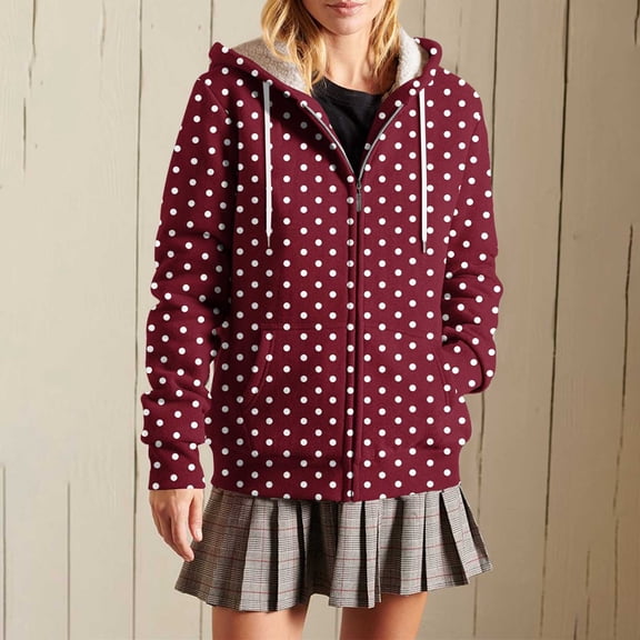 Yteetum Women's Oversized Hoodies Drawstring Zip Up Printed Pullover Hooded Sweatshirts Tops Womens Casual Zipper Loose Fits Streetwear Style Long Sleeve Hooded Jackets Fall Winter Clothes Clothes