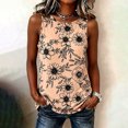 thumbnail image 1 of Yteetum Women's Summer Tank Tops Sleeveless Crewneck Floral Printed Shirt Womens Casual Loose Fit Lightweight Comfy Tank, 1 of 5