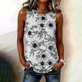 thumbnail image 1 of Yteetum Women's Summer Tank Tops Sleeveless Crewneck Floral Printed Shirts Womens Casual Loose Fits Lightweight Comfy Tanks, 1 of 5