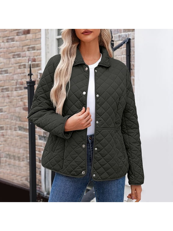 Womens Spring Jacket Casual Fashion Loose Color Blocked Round Neck Long Sleeve Loose Hoodless Jacket Ladies Leisure Crew Neck Comfortable Jacket XXL