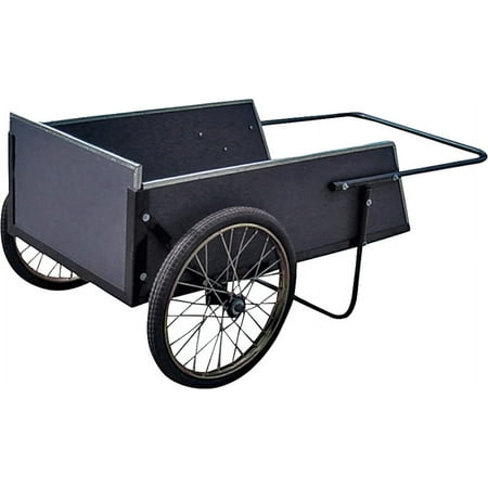 Ytl International 120803 7 cu ft. Wood Push Farm & Yard Cart