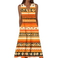 thumbnail image 1 of Ytndtr Summer Dress for Women 2026 Print Sleeveless Tank Midi Dress V Neck Vacation Beach Sundress with Pockets, 1 of 5