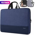 thumbnail image 1 of Ytonet 15.6 inch Laptop Case, Laptop Sleeve for Women Men, Carring Briefcase Computer Bag Compatible for HP Asus Dell Macbook Apple, Dark Blue, 1 of 7
