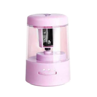Coollooc Electric Pencil Sharpener, Pencil Sharpener for Colored Pencils, Auto Stop, Super Sharp & Fast, Electric Pencil Sharpener Plug in for 6-12mm No.2/Colored Pencils/Office/Home