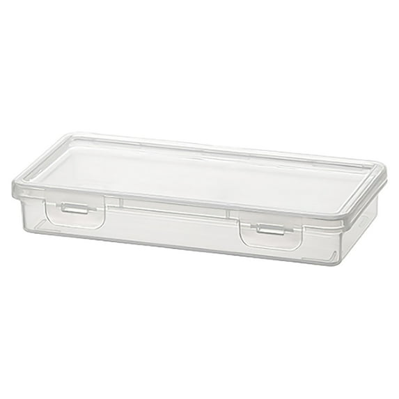 Yttmshdga Clear Brush Painting Pencils Storage Box Watercolor Pen Container Drawing Tools Sturdy Stationery Storage Paint Brush Finishing Case