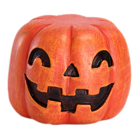 Yttmshdga Clearance! Halloween Pumpkin Model Pumpkins Model Halloween Decor，Halloween Pumpkin Cute Handmade Ornament Border Funny Pumpkin Decoration Home Car Desktop Resin Small Ornament