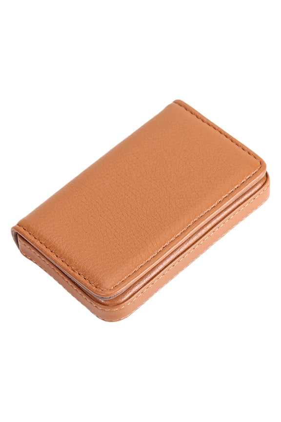 Credit Card Wallet Holder PU Leather Pocket Wallet Portable Business Card Case Metal Leather Bagbusiness Card Box Business Fashion Business Card Holde