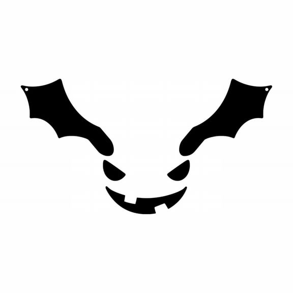 Yttmshdga Halloween Pumpkin Bat Inserts  Metal Push In Kit For Pumpkin Decor | Fun Handmade Halloween Decoration For Kids And Adults Perfect For Outdoor Fall Porch Display Seasonal Yard