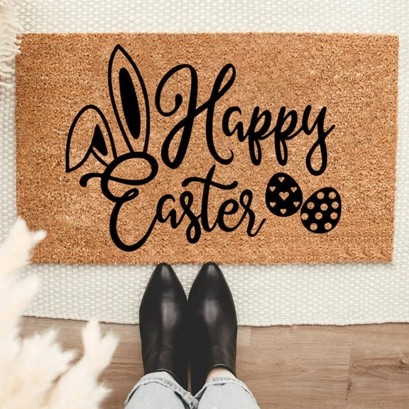 Yttmshdga Holiday Welcome Door Mat Price Drop Alert! Easter Mats Holiday Mats Welcome Door Mats Polyester Door Mats,A