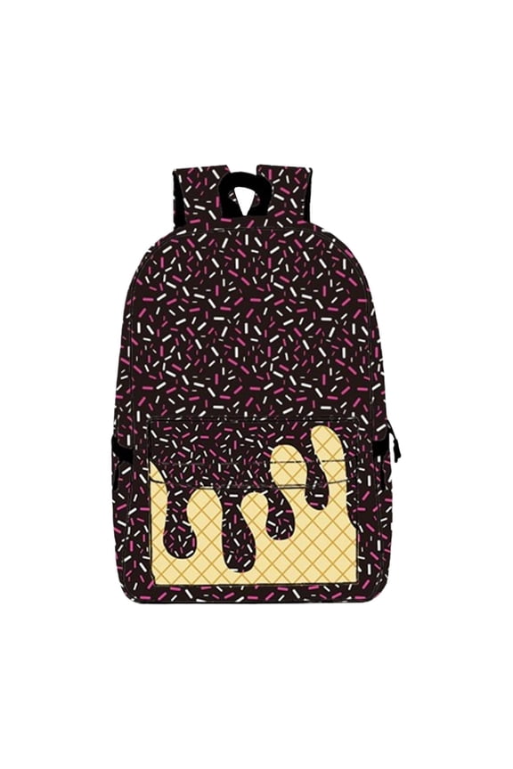 Ice Drip Backpack Ice Shoulder Backpacks Shoulder Bag With Side Pockets Cute Large Capacity a backpack