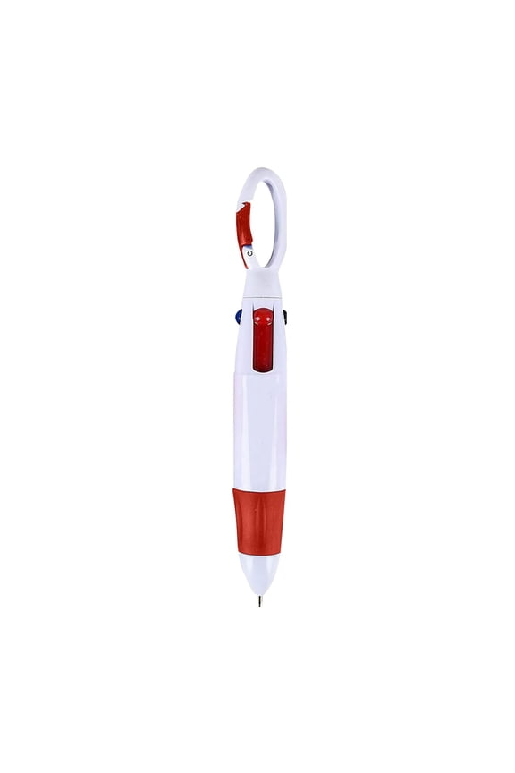 Pack Of 1pc 4 In 1 Multi Colored Ink Ballpoint Pens With Keychain For Adults Kids School Stocking Stuffers And And 10ml