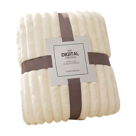 Yttmshdga Wide Strip Thickened Imitation Hair Border Coral Fluff Blanket Flannel Blanket Cover Blanket