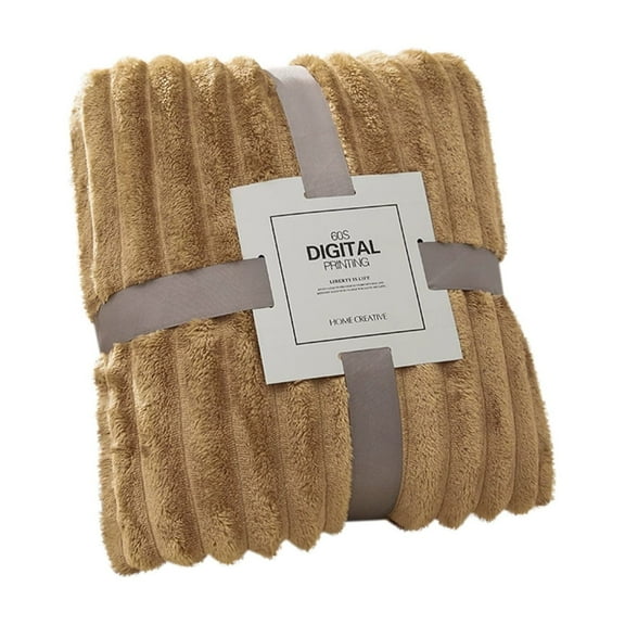 Yttmshdga Wide Strip Thickened Imitation Hair Border Coral Fluff Blanket Flannel Blanket Cover Blanket