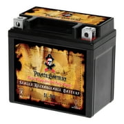 Pirate Battery YTX5L-BS (5L-BS 12 Volt,4 Ah, 65 CCA) High Performance Power Sports Battery