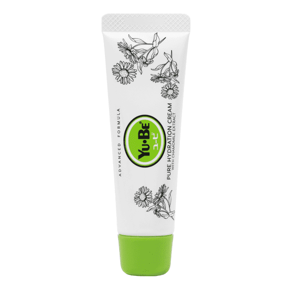 Yu-Be Advanced Formula Pure Hydration Cream with Chamomile  Fragrance-Free, Vegan Moisturizer for Dry & Sensitive Skin | 1 oz