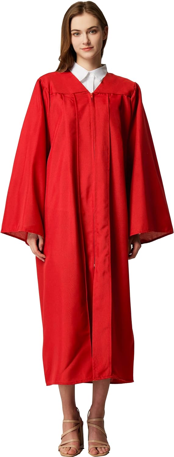 Yu Cheng Unisex Matte choir robes for church Baptism Officiant