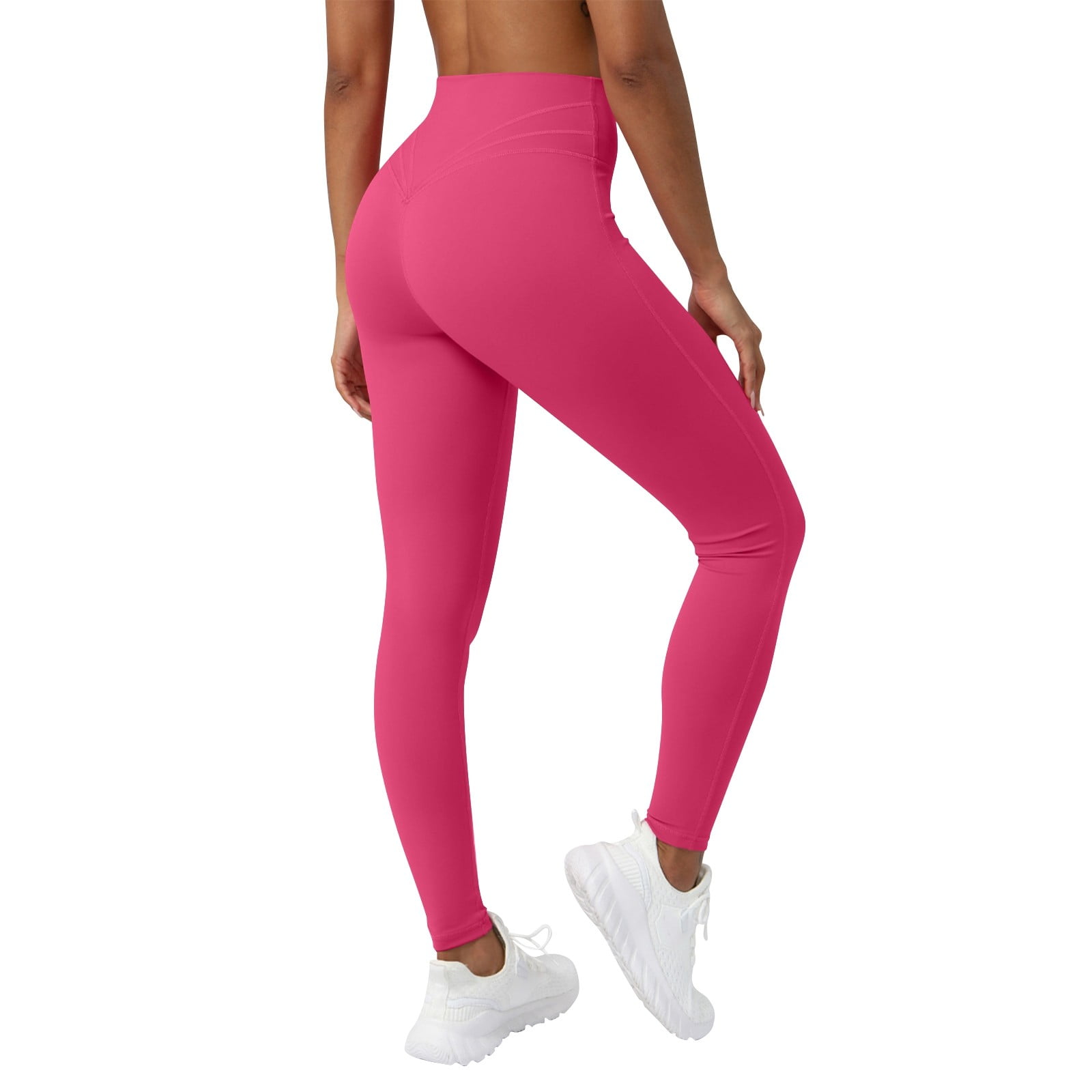 Yu Cheng Yoga Nine-Point Pants, T-Less Awkward Line Peach Butt Fitness Pants,  Quick-Drying Sports Butt-Beautiful Pants Shapewear Tummy Control Plus Size  Leggings Hot Pink XL - Walmart.com