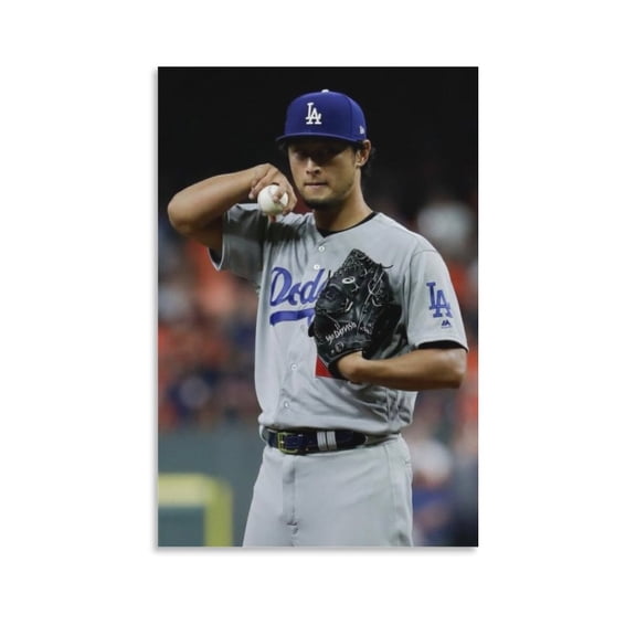 Yu Darvish Canvas Poster Room Aesthetic Poster Print Art Wall Painting Canvas Posters Gifts Modern Bedroom Decor 20x30inch(50x75cm)